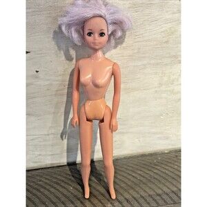 Vintage Creata Barbie Clone Fashion Dol 1983 lavender Lilac purpl hair Hong Kong